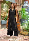 Chitrangna By Wooglee Barline Viscose Kurti With Bottom Dupatta Wholesale Online